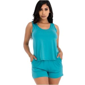 Jade Thank and Short Set